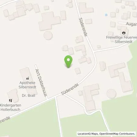 Standortübersicht der Tankstelle Gemeinde Silberstedt in 24887 Silberstedt