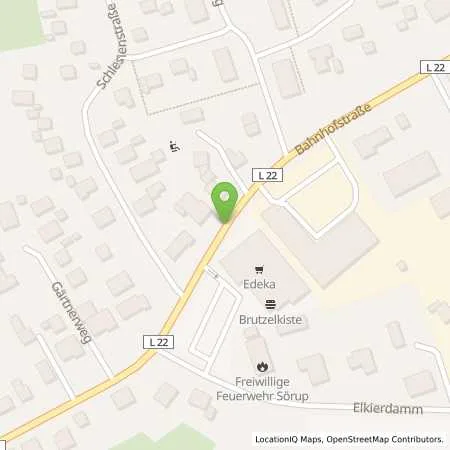 Standortübersicht der Tankstelle Hansewerk AG in 24966 Sörup