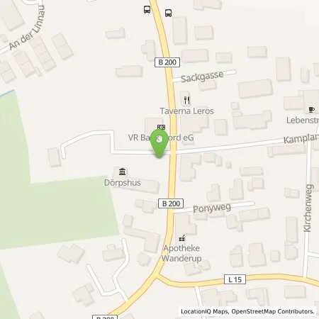 Standortübersicht der Tankstelle Gemeinde Wanderup in 24997 Wanderup