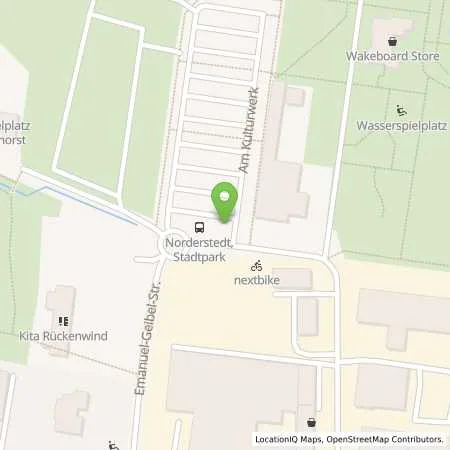Standortübersicht der Tankstelle Stadtwerke Norderstedt (Städtischer Eigenbetrieb) in 22844 Norderstedt