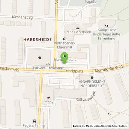 Standortübersicht der Tankstelle Stadtwerke Norderstedt (Städtischer Eigenbetrieb) in 22844 Norderstedt