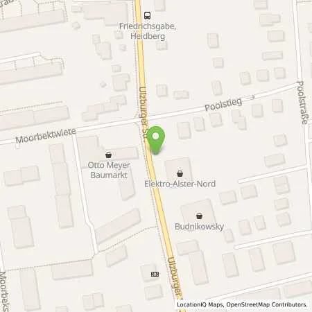 Standortübersicht der Tankstelle Stadtwerke Norderstedt (Städtischer Eigenbetrieb) in 22846 Norderstedt