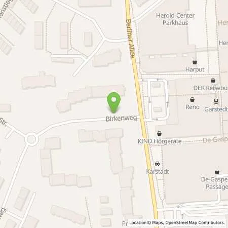 Standortübersicht der Tankstelle Stadtwerke Norderstedt (Städtischer Eigenbetrieb) in 22850 Norderstedt