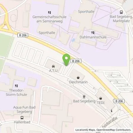 Standortübersicht der Tankstelle Allego GmbH in 23795 Bad Segeberg