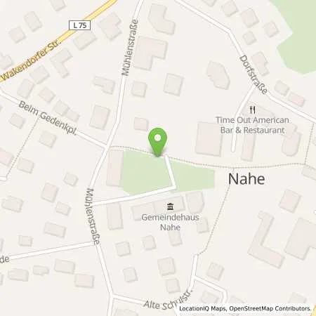 Standortübersicht der Tankstelle Hansewerk AG in 23866 Nahe