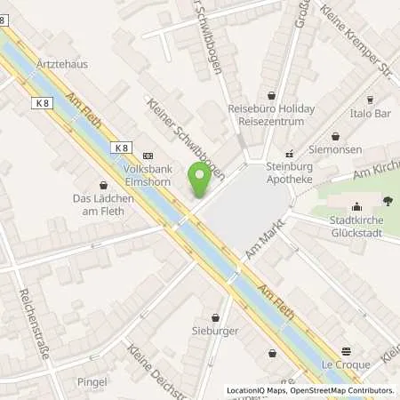 Standortübersicht der Tankstelle Stadtwerke Glückstadt GmbH in 25348 Glückstadt