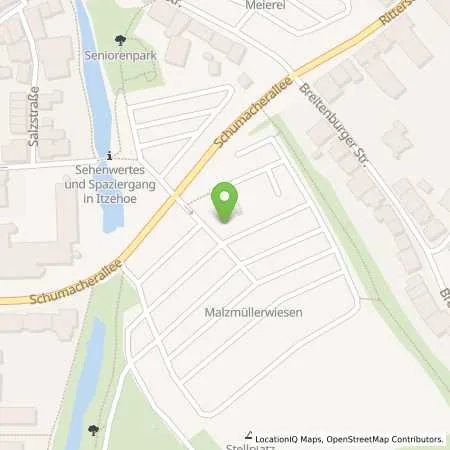 Standortübersicht der Tankstelle Stadtwerke Itzehoe GmbH in 25524 Itzehoe