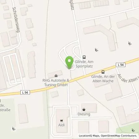 Standortübersicht der Tankstelle ewerk Sachsenwald GmbH in 21509 Glinde