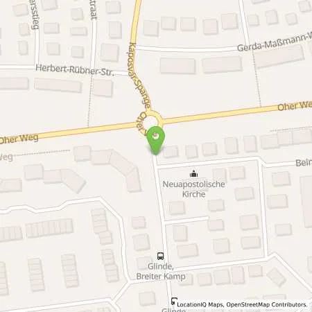 Standortübersicht der Tankstelle ewerk Sachsenwald GmbH in 21509 Glinde