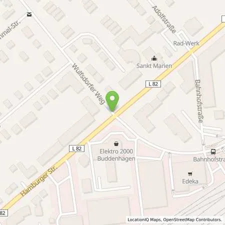 Standortübersicht der Tankstelle EnBW mobility+ AG und Co.KG in 22926 Ahrensburg