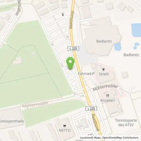 Standortübersicht der Tankstelle Stadtwerke Ahrensburg GmbH in 22926 Ahrensburg