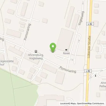 Standortübersicht der Tankstelle Stadtwerke Ahrensburg GmbH in 22926 Ahrensburg