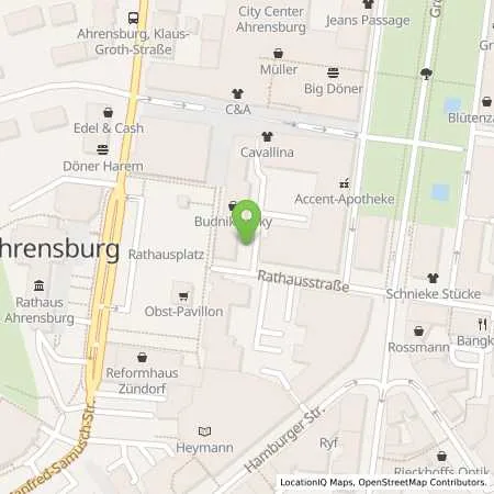 Standortübersicht der Tankstelle Stadtwerke Ahrensburg GmbH in 22926 Ahrensburg