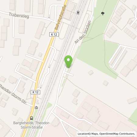 Standortübersicht der Strom (Elektro) Tankstelle: Vereinigte Stadtwerke GmbH in 22941, Bargtheide