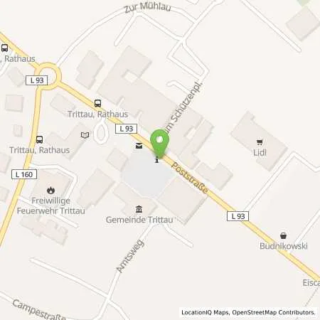 Standortübersicht der Tankstelle Vereinigte Stadtwerke GmbH in 22946 Trittau