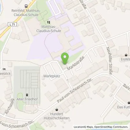 Standortübersicht der Tankstelle Charge-ON in 23858 Reinfeld