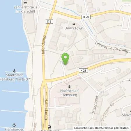 Standortübersicht der Tankstelle GP JOULE Connect GmbH in 24937 Flensburg