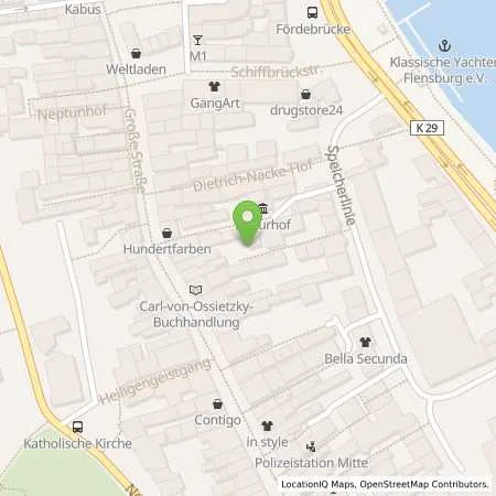 Standortübersicht der Tankstelle Charge-ON in 24937 Flensburg