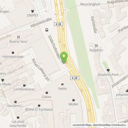 Standortübersicht der Tankstelle Stadt Flensburg, vertreten durch das Sondervermögen Infrastruktur c/o Technisches Betriebszentrum AöR in 24937 Flensburg