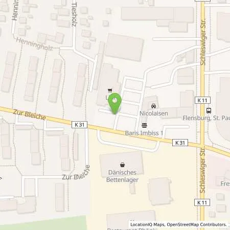 Standortübersicht der Tankstelle Lidl Dienstleistung GmbH & Co. KG in 24941 Flensburg