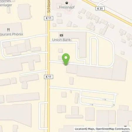 Standortübersicht der Tankstelle Witte Fachgroßhandel GmbH in 24941 Flensburg