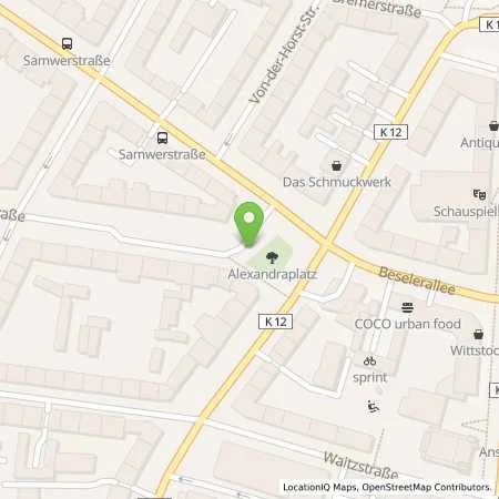 Standortübersicht der Tankstelle Stadtwerke Kiel AG in 24105 Kiel