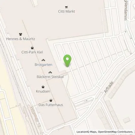 Standortübersicht der Tankstelle Stadtwerke Kiel AG in 24113 Kiel