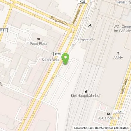 Standortübersicht der Tankstelle Stadtwerke Kiel AG in 24114 Kiel