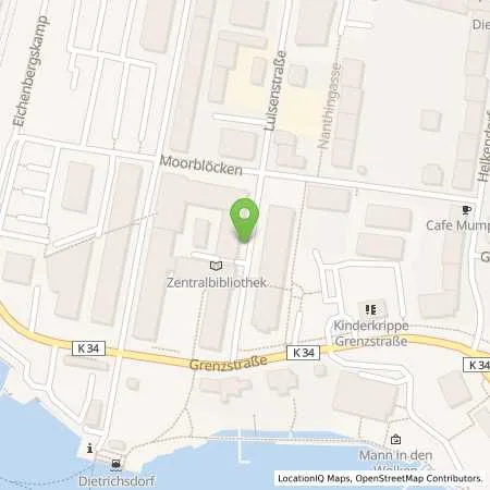 Standortübersicht der Tankstelle Stadtwerke Kiel AG in 24149 Kiel