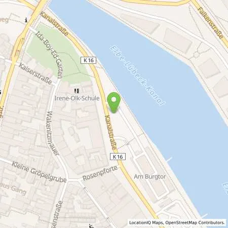 Standortübersicht der Tankstelle Netz Lübeck GmbH in 23552 Lübeck