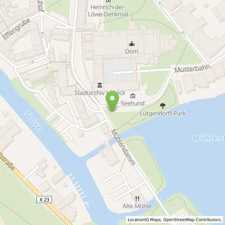 Standortübersicht der Tankstelle Netz Lübeck GmbH in 23552 Lübeck