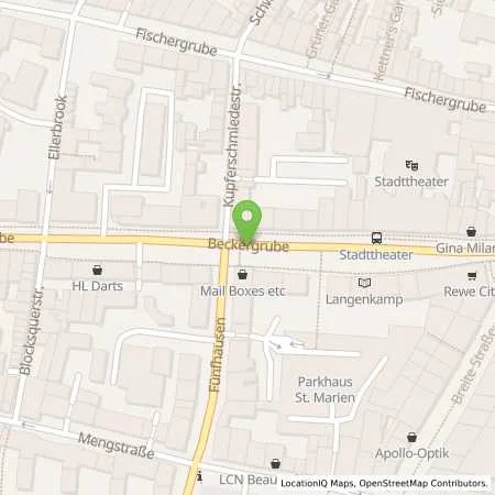 Standortübersicht der Tankstelle Netz Lübeck GmbH in 23552 Lübeck