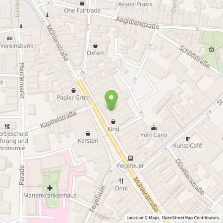 Standortübersicht der Tankstelle Netz Lübeck GmbH in 23552 Lübeck