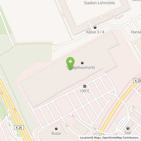 Standortübersicht der Strom (Elektro) Tankstelle: Allego GmbH in 23554, Lbeck