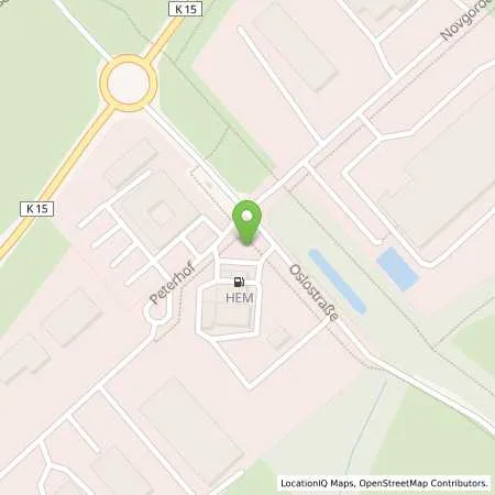 Standortübersicht der Tankstelle Allego GmbH in 23560 Lübeck