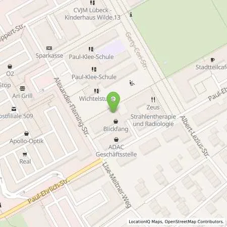 Standortübersicht der Tankstelle United Capital Beteiligungsgesellschaft mbH in 23562 Lübeck