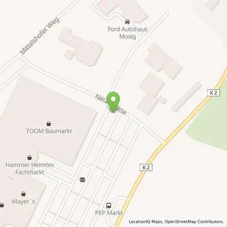 Standortübersicht der Tankstelle Eisenacher Versorgungs-Betriebe GmbH in 99817 Eisenach