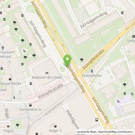 Standortübersicht der Tankstelle SWE Energie GmbH in 99084 Erfurt