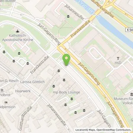 Standortübersicht der Tankstelle SWE Energie GmbH in 99084 Erfurt