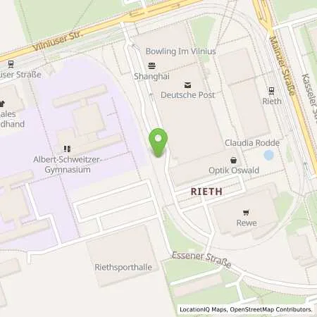 Standortübersicht der Tankstelle SWE Energie GmbH in 99089 Erfurt