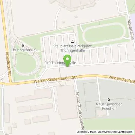 Standortübersicht der Tankstelle SWE Energie GmbH in 99092 Erfurt