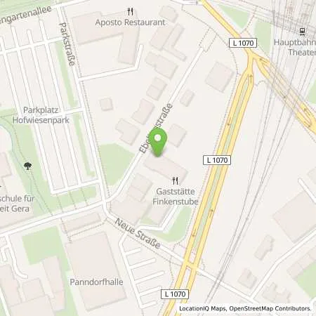 Standortübersicht der Tankstelle Energieversorgung Gera GmbH in 07548 Gera