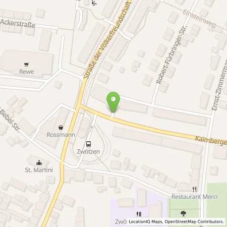 Standortübersicht der Tankstelle Energieversorgung Gera GmbH in 07551 Gera