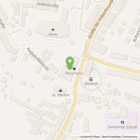 Standortübersicht der Tankstelle Energieversorgung Gera GmbH in 07551 Gera