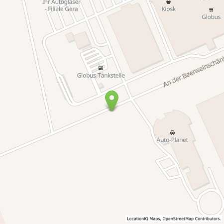 Standortübersicht der Strom (Elektro) Tankstelle: Energieversorgung Gera GmbH in 07554, Gera
