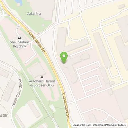 Standortübersicht der Tankstelle Stadtwerke Energie Jena-Pößneck GmbH in 07745 Jena