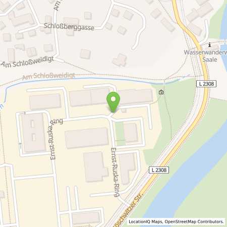 Standortübersicht der Strom (Elektro) Tankstelle: Stadtwerke Energie Jena-Pößneck GmbH in 07745, Jena