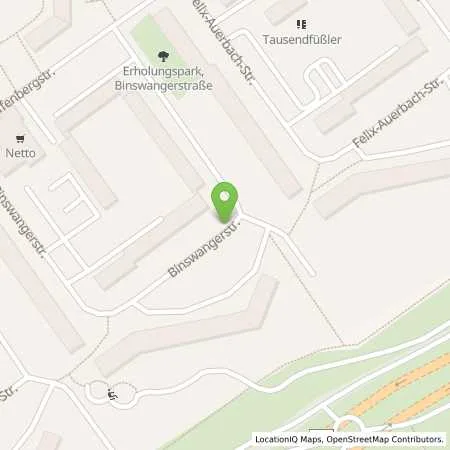 Standortübersicht der Tankstelle job Jenaer Objektmanagement- und Betriebsgesellschaft mbH in 07747 Jena