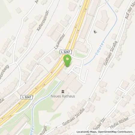 Standortübersicht der Tankstelle Stadtwerke Suhl/Zella-Mehlis GmbH in 98527 Suhl