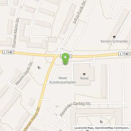 Standortübersicht der Tankstelle Stadtwerke Suhl/Zella-Mehlis GmbH in 98527 Suhl